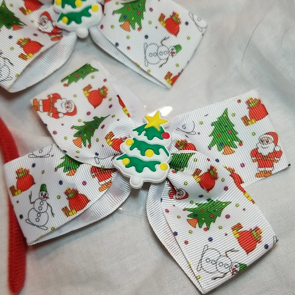 HOLIDAY GLAM BLING FASCINATOR AND BOWS LOT OF 4
